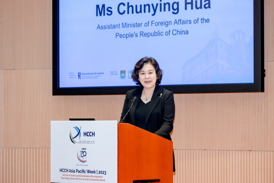 Ms Hua Chunying, Assistant Minister of Foreign Affair, Ministry of Foreign Affairs of the People's Republic of China  